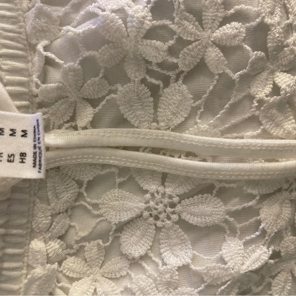 Women’s Lace Swim Cover up Pull On Shorts w/drawstring waist WORN 1X - Picture 5 of 8